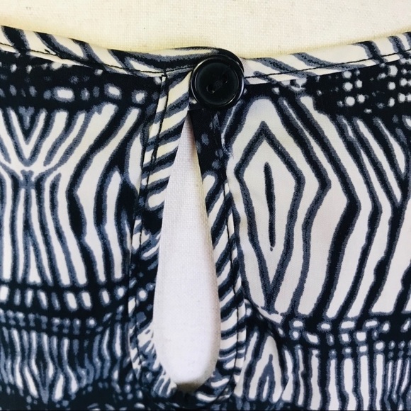 Anthropologie Paper Kite Aztec High-Low Blouse - Picture 5 of 6